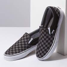 Vans Slip On Checkerboard Pewter/Black